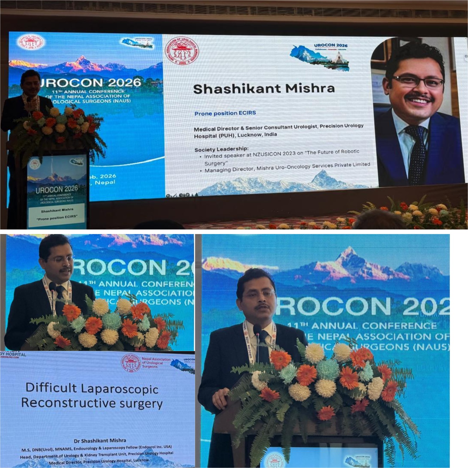  Dr. Shashikant Mishra Represents Precision Urology Hospital at UROCON 2026, Nepal